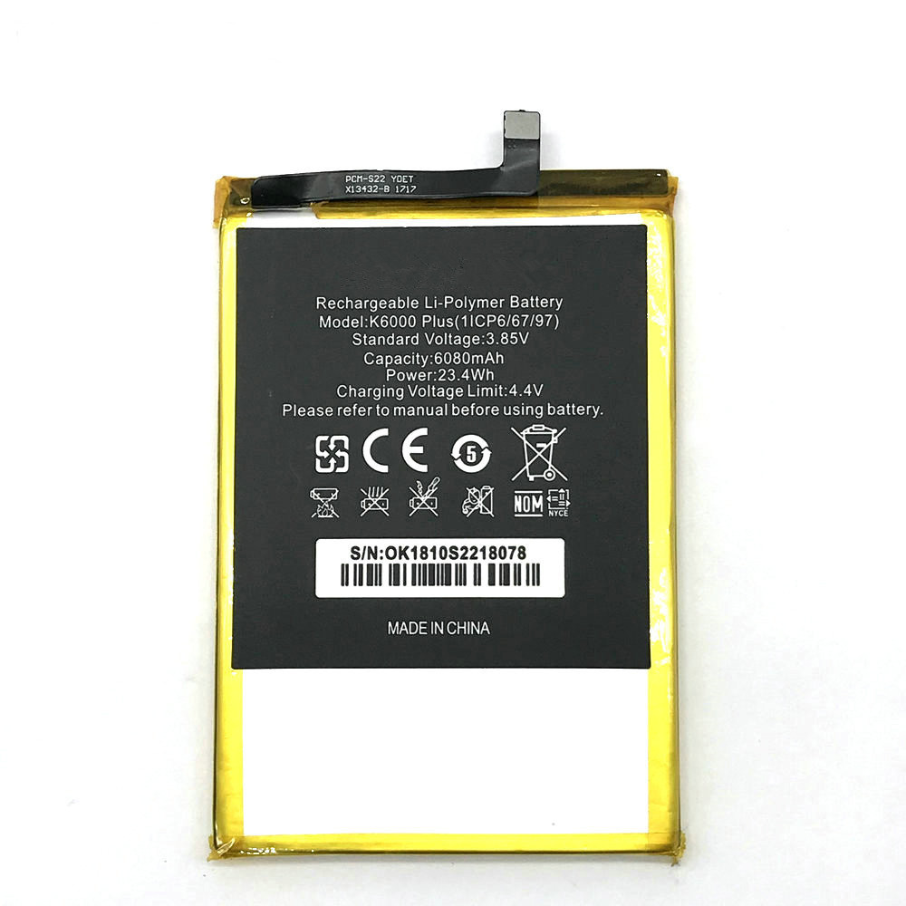 Batería para OUKITEL K3-PLUS-(1ICP6/67/oukitel-K3-PLUS-(1ICP6-67-oukitel-K6000_Plus